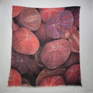 Colorful Sea Urchin Pattern Scarf